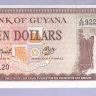 Guyana 10 Dollars v.1992 UNC P-23f - pikkukuva 1