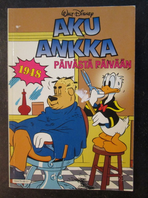 AKU ANKKA PÄIVÄSTÄ PÄIVÄÄN 1948 SARJAKUVAT ALBUMI
