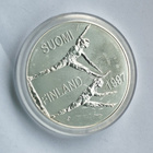 JUHLARAHA 100MK hopeaa (BU) "Paavo Nurmi" - pikkukuva 3