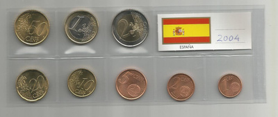 Espanja rahasarja 2004 UNC