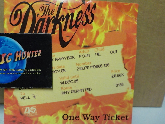 THE DARKNESS - ONE WAY TICKET CDS