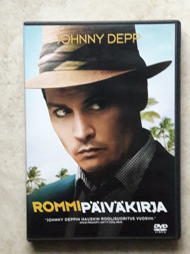 Rommipäiväkirja, DVD. Johnny Depp