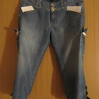 GUESS JEANS CAPRIHOUSUT  KOKO 26 / XS - pikkukuva 1