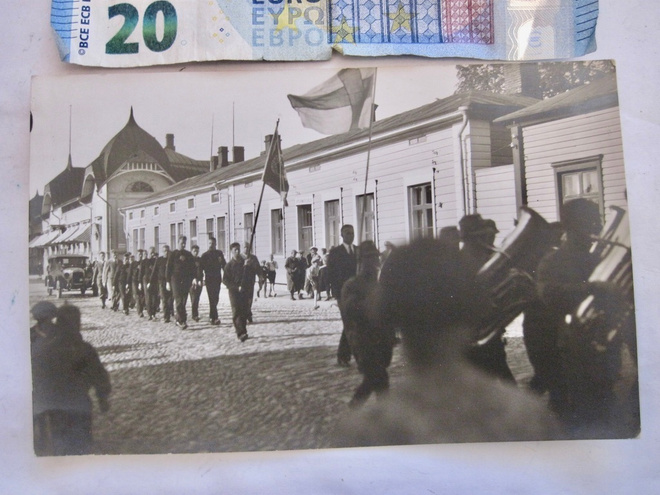 VANHA Valokuva Urheilijoiden Marssi Kuopio 1920-l
