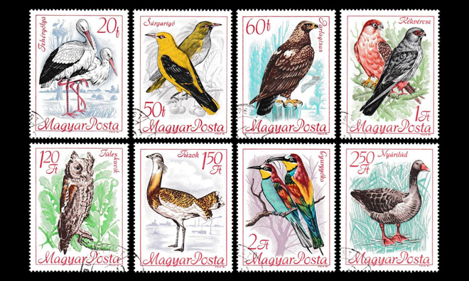 Unkari 2398-405 o Lintujen suojelu (1968)