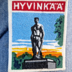 Hyvinkää vintage kangasmerkki. Hieno - pikkukuva 1