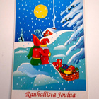 "Pariskunta lahjavakan kanssa"-KULKEMATON JOULUKORTTI - pikkukuva 1