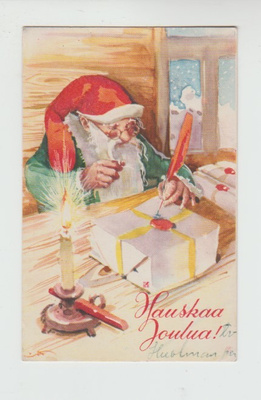 Postikortti, JOULU, vanha 1950-luku