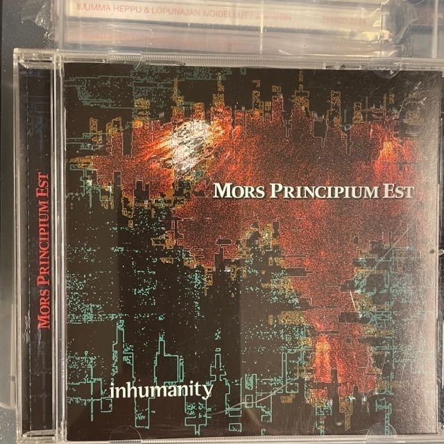 MORS PRINCIPIUM EST - Inhumanity cd (RARE Japan pressing)