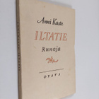 Anni F. Kaste : Iltatie : runoja - pikkukuva 1
