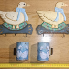 Metalliset Vintage Ankka- / Hanhi -Naulakot & -Kupit - pikkukuva 1