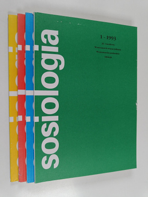 Sosiologia vuosikerta 1993 1-4