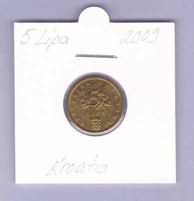 Kroatia 5 Lipa v.2009 v.2009 KM#15