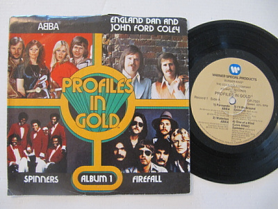 ABBA Profiles In Gold Album 1 7" sinkku