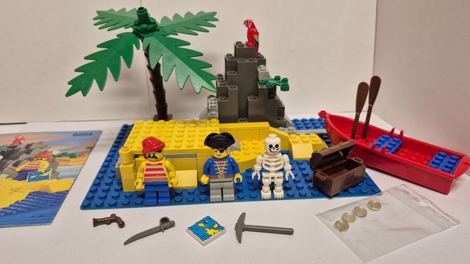 Lego Pirates 6254 Rocky Reef + ohje