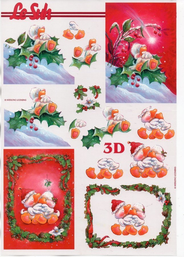 3D °°JOULUANKAT MISTELIN ALLA ym.°° /Le Suh