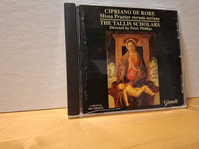 Cipriano De Rore:Missa Praeter Rerum Seriem-P.Phillips CD