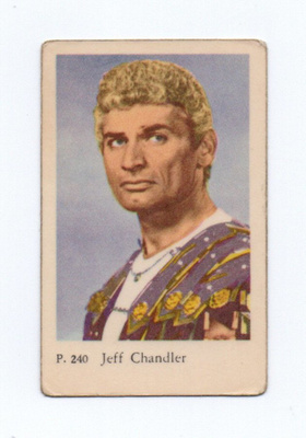 Purkkakuva P. n:o 240 JEFF CHANDLER Purukumikuva