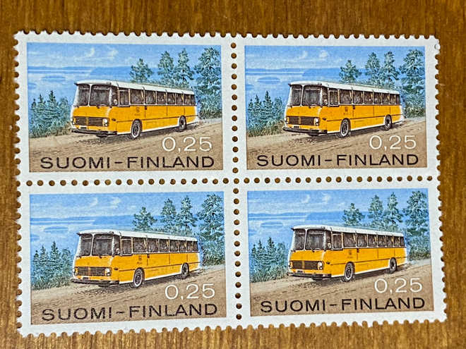 YLEISMERKKI POSTIAUTO NELIÖ**
