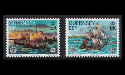 Guernsey 246-7 ** Europa historiallisia tapahtumia (1982)