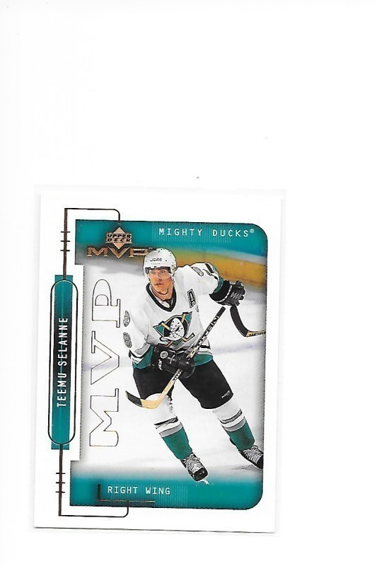 1999-00 Upper Deck MVP #5 Teemu Selänne Anaheim Ducks