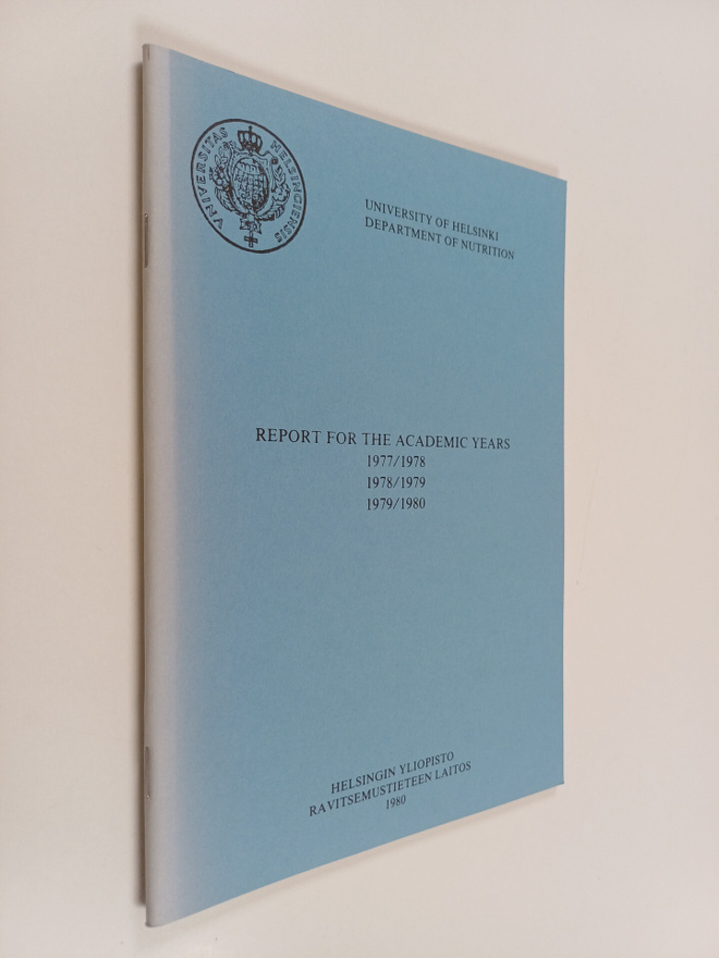 Report for the academic years 1977/1978, 1978/1979, 1979/...