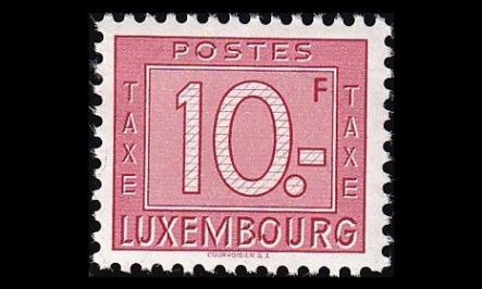 Luxemburg P-35 ** Porto 10 Fr (1946)