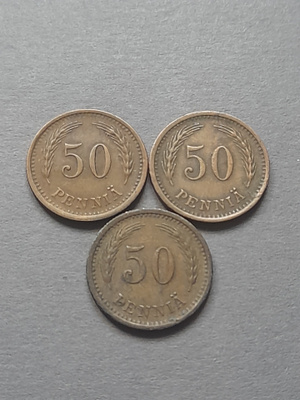 50 penniä 1941-1943