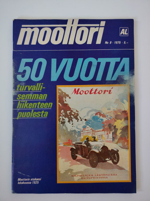 Moottori-lehti 9/1975 – 50-vuotisjuhlanumero