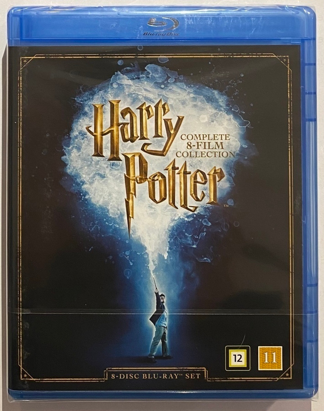 Harry Potter - 8 Blu-ray ( uusi, kelmussa )
