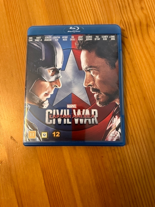 Captain America civil war  blu-ray