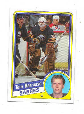 1984-85 Topps #14 Tom Barrasso , Buffalo Sabres MV RC