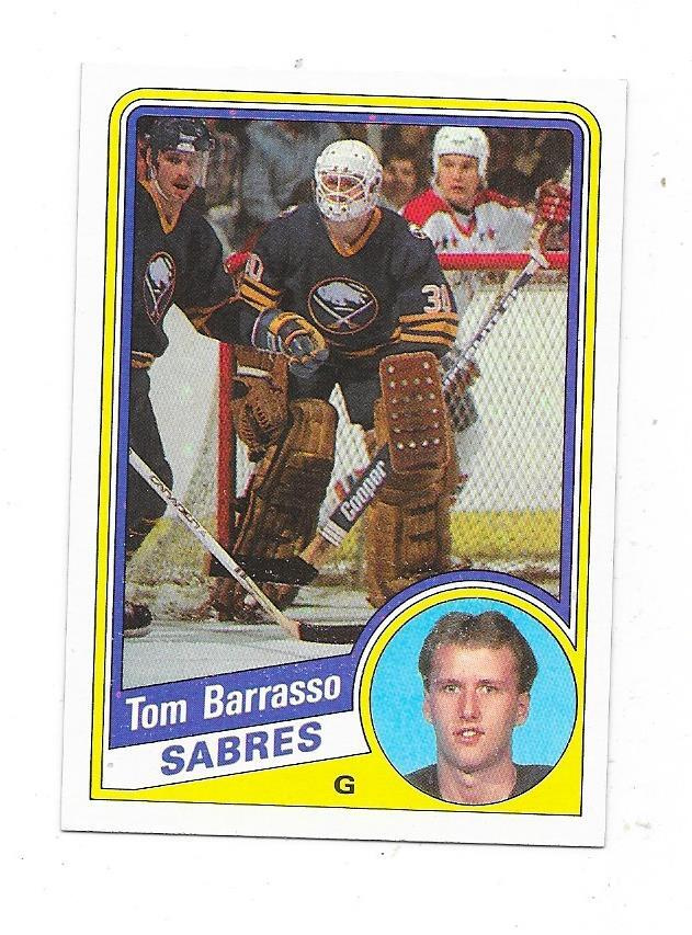1984-85 Topps #14 Tom Barrasso , Buffalo Sabres MV RC