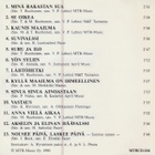 Matti & Teppo - Suuret valssisuosikit (CD) 1990 - pikkukuva 2