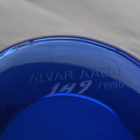 Aalto malja koboltinsininen 1996 reunavika numeroitu - pikkukuva 4