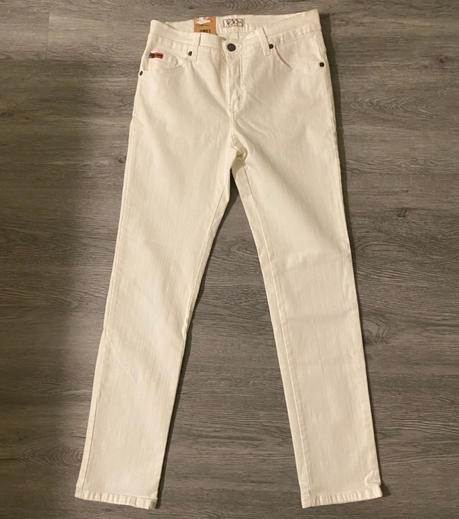 Lee Cooper valkoiset stretch farkut