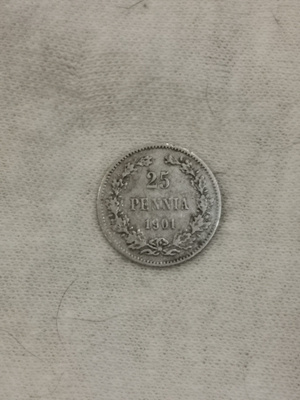 25 penniä 1901, Suomi