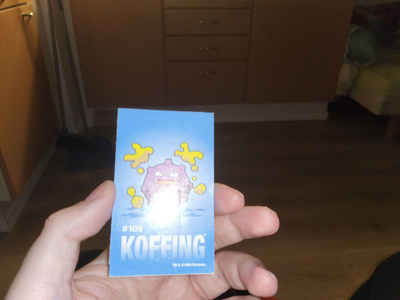 Pokemon Koffing #109 tarra
