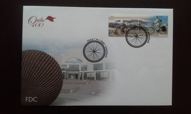 FDC Oulu 400 vuotta 14.1.2005 LaPe 1772-1723