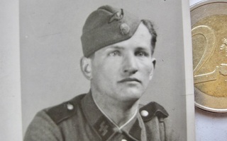 VANHA Sota Valokuva Natsi Saksa SS-sotilas 1943