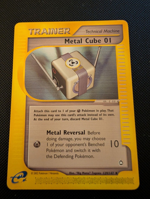 Metal Cube 01 trainer Pokemon Aquapolis