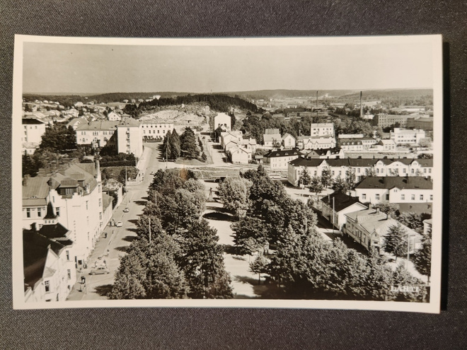 VANHA Postikortti Lahti 1950-l Alkup.Mallikappale