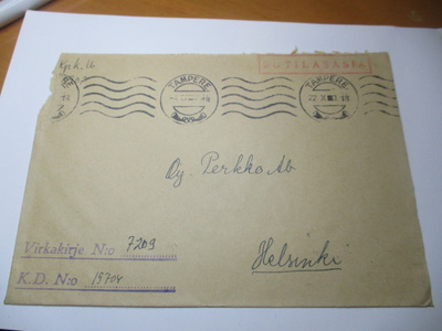 1940 Tampee sotilasasia kuori