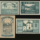 Itävalta Notgeld 50, 80 Heller, 1, 5 Kronen, Wien 1920 - pikkukuva 1