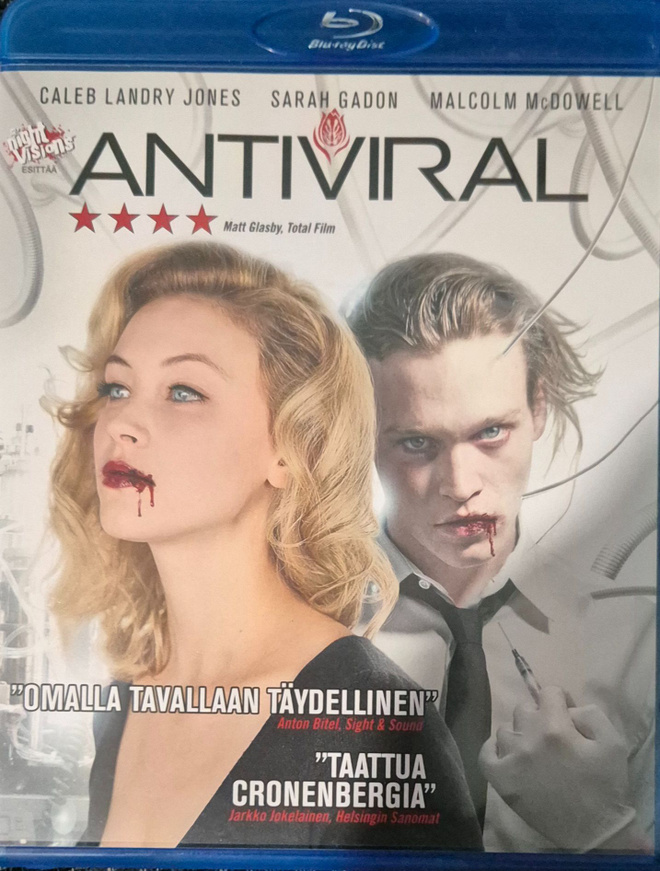 ANTIVIRAL (2012) Malcolm McDowell -Blu-Ray.SUOMIKANNET