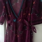 Esprit lila kuviollinen Tunika / Pusero / Paita - koko 38 - pikkukuva 1