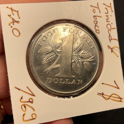 Trinidad and Tobaco 1969 1 Dollar
