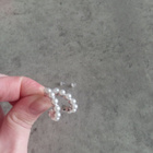 Uudet C-malliset Helmikorvarenkaat / Puolirenkaat (n. 2 cm) - pikkukuva 4