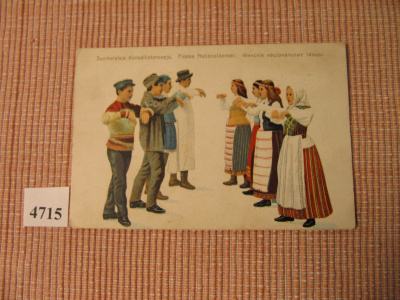 Kortti. Suomalaisia kansantansseja 1914.