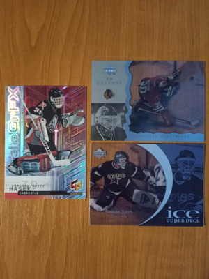 99-00 UD HoloGrFx, 96-97 ja 97-98 UD ICE kortteja alk. 0,40€